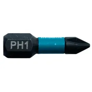 Makita B-63600 torzní bit 1/4" IMPACT BLACK PH1, 25mm 2 ks=new E-28896