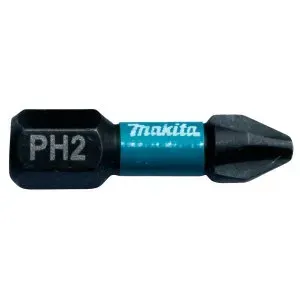 Makita B-63616 torzní bit 1/4" IMPACT BLACK PH2, 25mm 2 ks=new E-28905