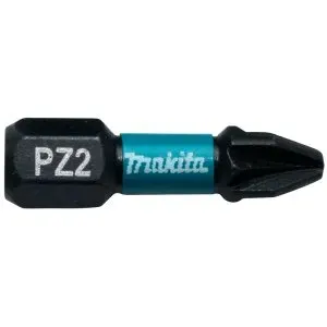 Makita B-63644 torzní bit 1/4" IMPACT BLACK PZ2, 25mm 2 ks=new E-28933