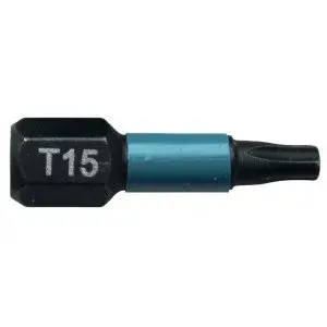 Makita B-63666 torzní bit 1/4" IMPACT BLACK T15, 25mm 2 ks=new E-28961