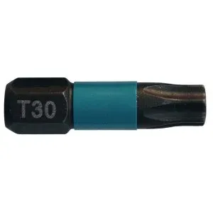 Makita B-63694 torzní bit 1/4" IMPACT BLACK T30, 25mm 2 ks=new E-28999