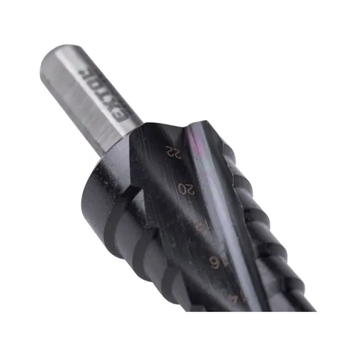 Vrták stupňovitý s lamačem třísek, o 4-22mm/po 2mm, hss-co EXTOL INDUSTRIAL 8701192