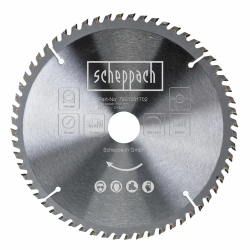 Scheppach Pilový kotouč TCT (216 x 30 x 2,8 mm, 60 Z) pro HM 216 / HM 90 MP