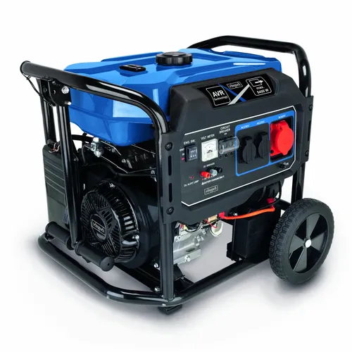 Scheppach SG 7100x rámová elektrocentrála 5500 W s AVR regulací  a elektrostartem
