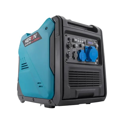 Elektrocentrála digitální invertorová, 5,5kw, elektrický start, dálkové ovládání, ats a ags-ready, podvozek HERON 8896227