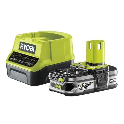 RYOBI RC18120-115 sada 18 V lithium iontová baterie 1,5 Ah s nabíječkou RC18120 ONE+
