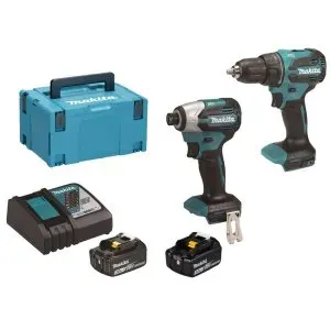 Makita DLX2577JX2 Aku sada DDF490+DTD158 Li-ion LXT 18V