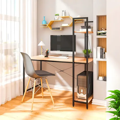 Riwall HOME DESKTOP kancelářský stůl s policemi