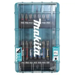 Makita E-26820 sada bitů 1/4" Impact Premier, 27 ks v plastovém obalu
