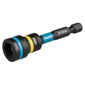 Makita E-29789 klíč nástrčný 2v1 s držákem šestihran 65mm,  IMPACT BLACK 8-10mm