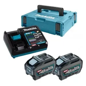 Makita PSKGRT2J sada Li-ion XGT 40V 2xBL4050F+DC40RA+Makpac=old 191V35-5
