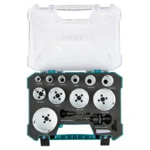 Makita D-82959 sada děrovek BiM 14ks v plastovém kufru