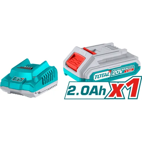 Nůžky zahradnické aku, brushless, 20v li-ion, 2000mah, industrial, 1ks baterie a nabíječky TOTAL TSSLI203083