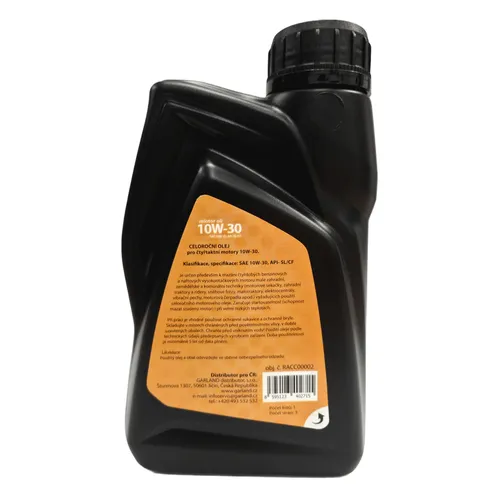 Riwall PRO Celoroční olej pro 4-taktní motory 0,6 l (SAE10W-30)