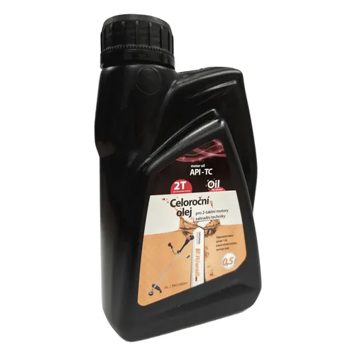 Riwall PRO Celoroční olej pro 2-taktní motory 0,5 l (API-TC)