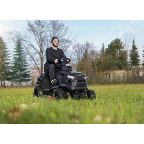 Scheppach TMR 452-98C-SD travní traktor 98 cm s bočním výhozem a CVT převodovkou