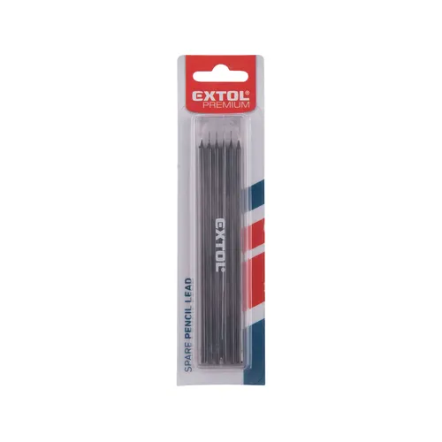 Náhradní černé tuhy 6ks do značkovače 8853007, o 2,8x125mm/hb EXTOL PREMIUM 8853007A
