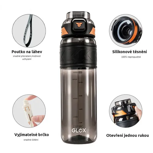 Tritanová láhev na pití 1l Glox 1020B