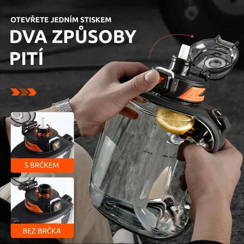 Tritanová láhev na pití 1,6l Glox 1022P
