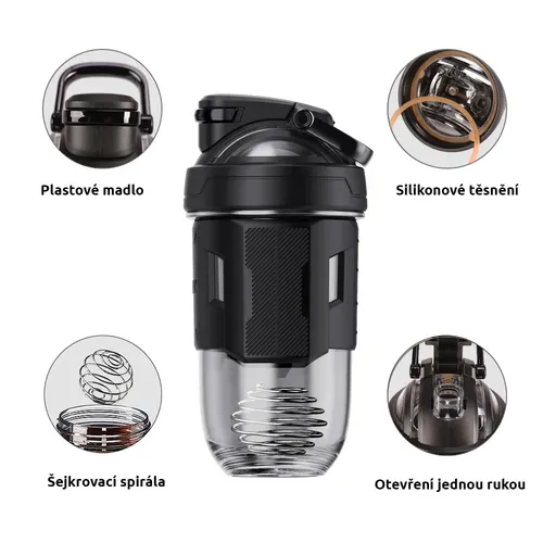 Tritanový šejkr 700 ml Glox 1029B