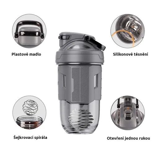 Tritanový šejkr 700 ml Glox 1029G