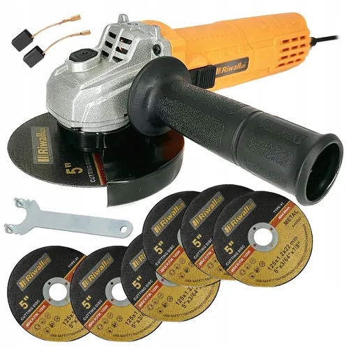 Riwall HOME DIAX 2000 elektrická úhlová bruska 125 mm s regulací otáček