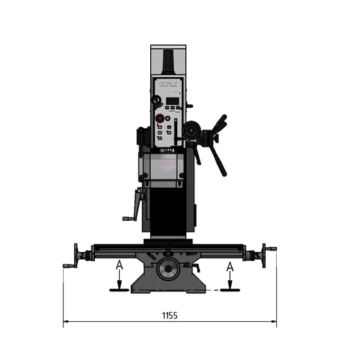 Vrtačko-frézka OPTImill MB 4 SVD 3338459 Optimum