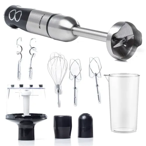 Riwall HOME NADIA 1500 elektrický ruční tyčový mixér 6 v 1