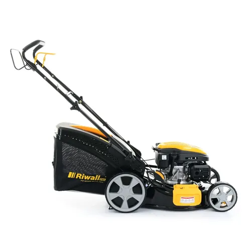 Riwall PRO RPM 5155 PRO multifunkční travní sekačka 4 v 1 s benzinovým motorem a pojezdem