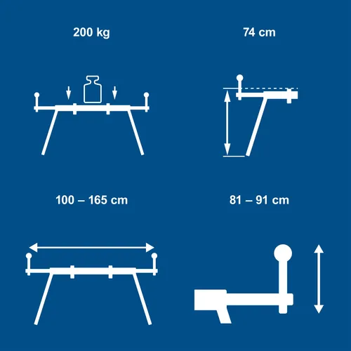 Scheppach UMF 1600 stojan pro pokosové pily