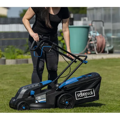 Scheppach BC-MP380-X-SET XL2 2x20 V IXES aku sekačka 4v1 s bezuhlíkovým motorem + 2x 4Ah baterie + duální nabíječka 4,5 A