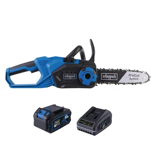 Scheppach C-CS254-X-SET L 20 V IXES aku řetězová pila + 4Ah baterie + nabíječka 2,4 A