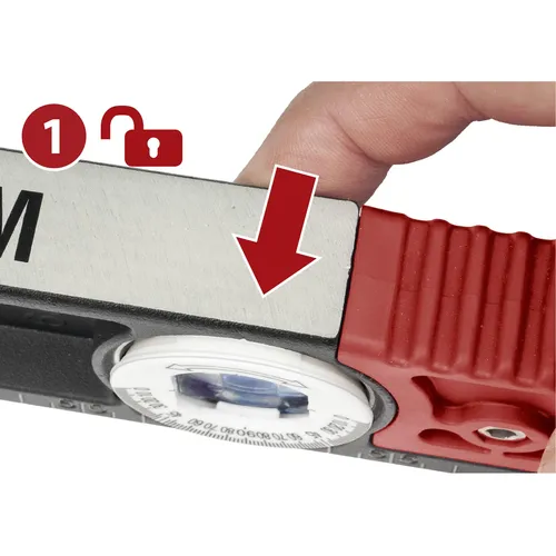 Vodováha kovová s magnety, 600mm, 3libely (1x360°otočná) FORTUM 4783546