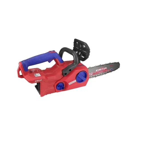 Emtop Aku řetězová pila 20V 30cm (12") 2x5.0Ah