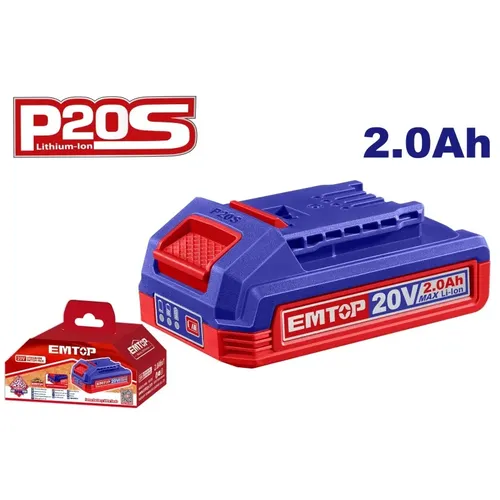 Emtop Aku vrtací šroubovák s multifunkční hlavou 20V 66Nm
2x2.0Ah