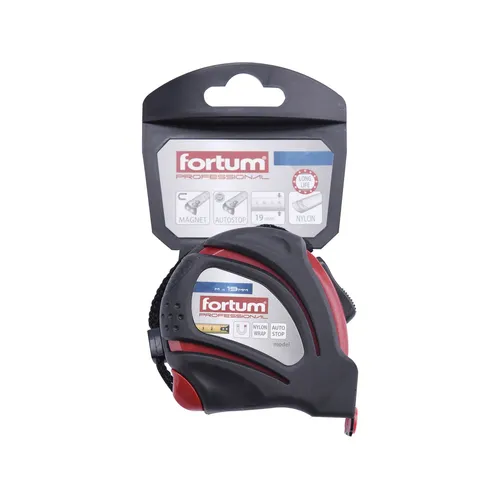 Metr svinovací, 5m, š. pásky 19mm FORTUM 4780205