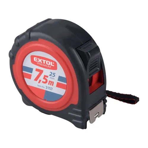 Metr svinovací, 7,5m, š. pásky 25mm EXTOL PREMIUM 3157