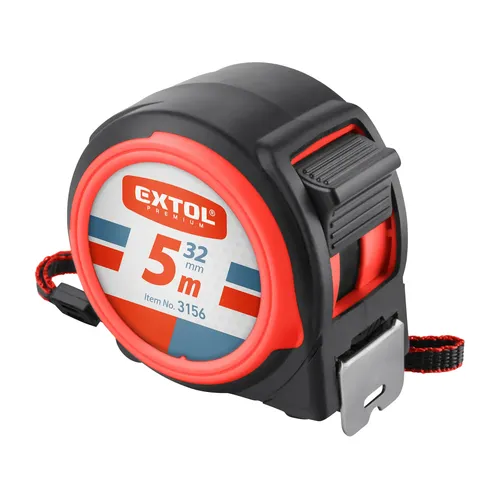 Metr svinovací, 5m, extra široká páska 32mm EXTOL PREMIUM 3156