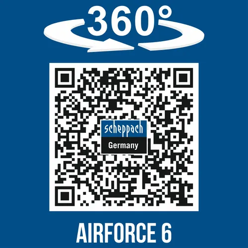 Scheppach Air Force 6 hybridní kompresor (20 V IXES aku, 12 V, 230 V)