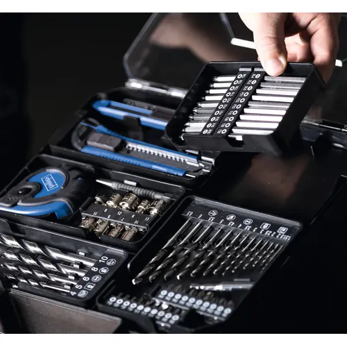 Scheppach C-DTB74/1-X 20 V IXES set aku vrtacího šroubováku a 74 ks příslušenství