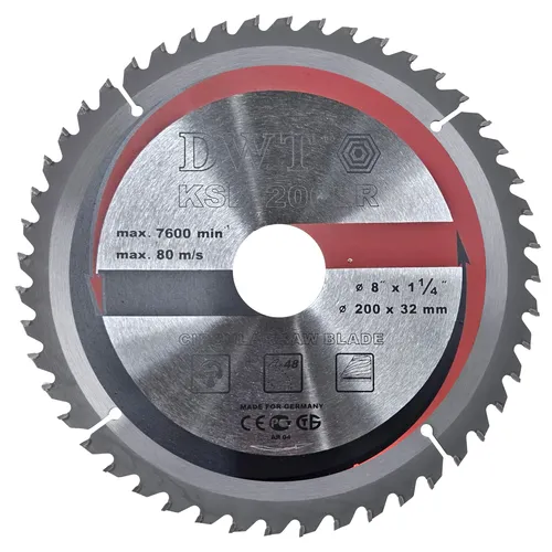 DWT KSB-200 LR pilový kotouč ( 200 x 32 x 2 mm, 48 Z )