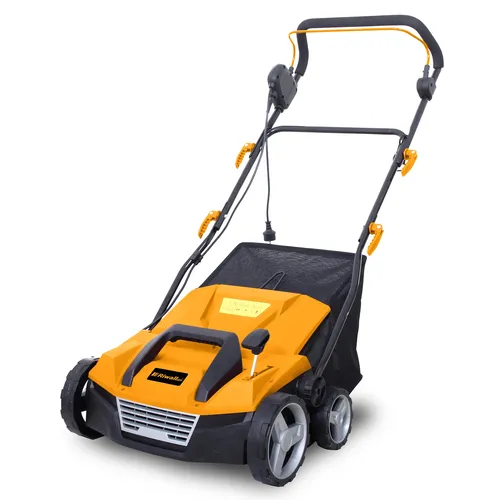 Riwall PRO REV 3816 travní provzdušňovač s elektrickým motorem combi 3 v 1