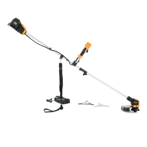 Riwall PRO RABC 2620i SET aku křovinořez 2 x 20 V + 2x 4 Ah baterie + duální rychlonabíječka 4,5 A