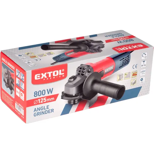 Bruska úhlová, 125mm, 800w EXTOL PREMIUM 8892024