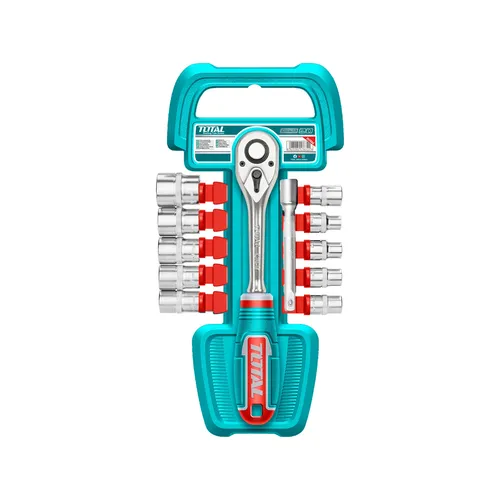 Hlavice nástrčné, sada 12ks, 1/2", industrial, crv TOTAL THT141121