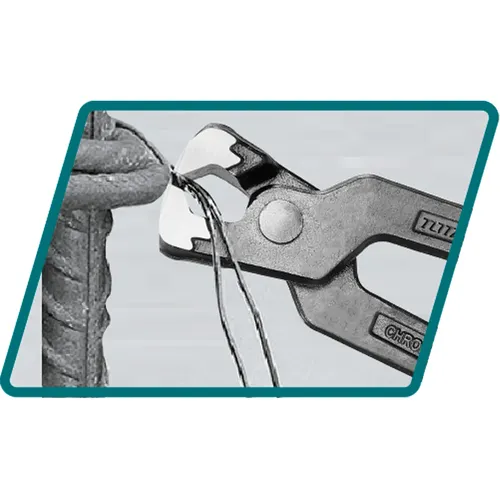 Kleště štípací rabicové, s izolací, 228mm, industrial, crv TOTAL THT2891