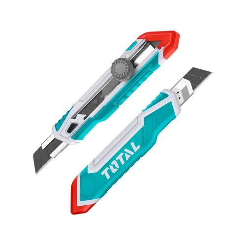 Nůž ulamovací s kovovou výztuhou a kolečkem, 18mm, sk4 TOTAL THT511826