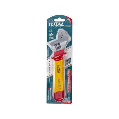 Klíč elektrikářský nastavitelný, 250mm, 1000v, industrial, crv TOTAL THIADW101