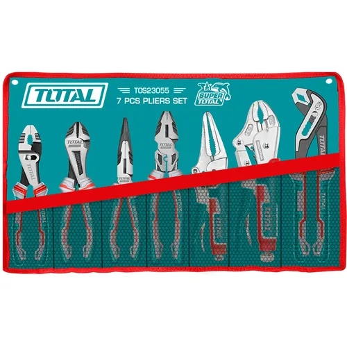 Kleště, sada 7ks, industrial, crv TOTAL TOS23055