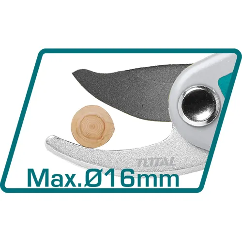 Nůžky zahradní, 220mm, industrial, sk5 TOTAL THT0601